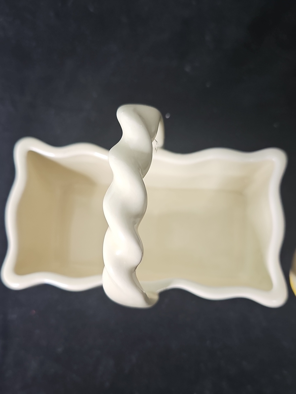 Ceramic Bunny Salt & Pepper Set with Basket - Picture 6 of 9